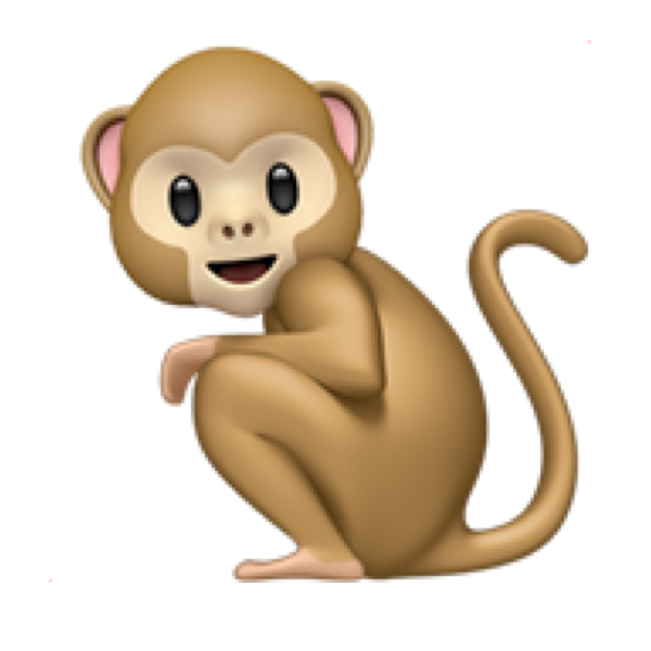 Emoticon Singe qui signifie que LEDR est là pour t'aider